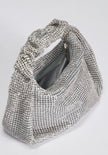 Henkeltasche - Strassgewebe