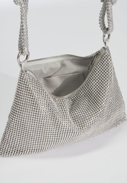Abendtasche - Strassgewebe