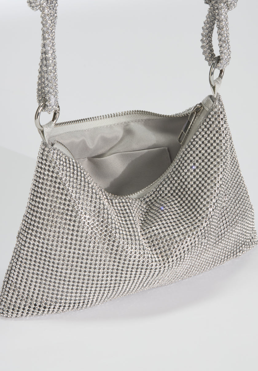 Abendtasche - Strassgewebe