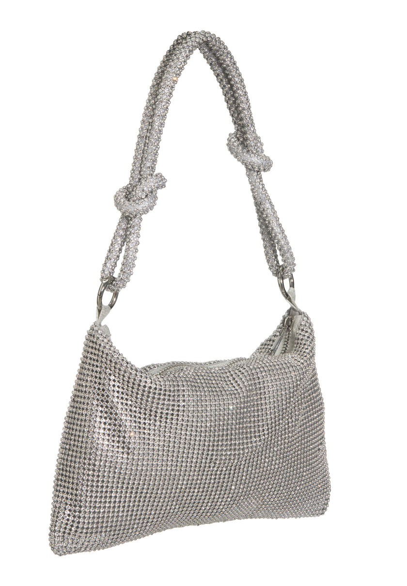 Abendtasche - Strassgewebe