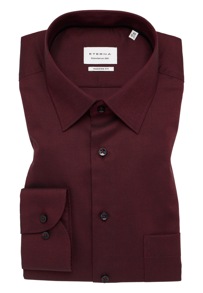 Businesshemd - Modern Fit - Natté