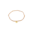 Armband - INDIE -  Rosa - vergoldet