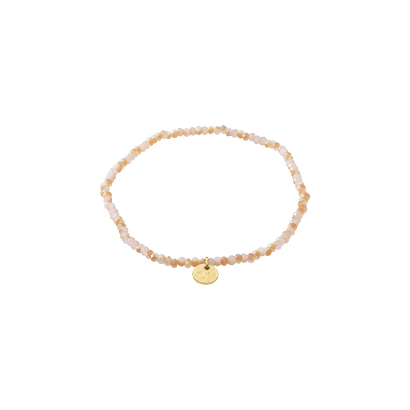 Armband - INDIE -  Rosa - vergoldet