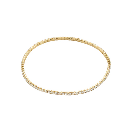 Kristallarmband -  Schmuck - vergoldet