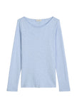 Langarmshirt - Boatneck