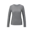 Langarmshirt - gerippt