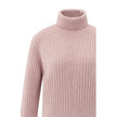 Rollkragenpullover -  Zopfmusterdetail