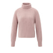 Rollkragenpullover -  Zopfmusterdetail