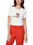 Baumwollshirt - Leopard-Motiv