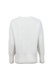 Strickpullover - Schriftzug