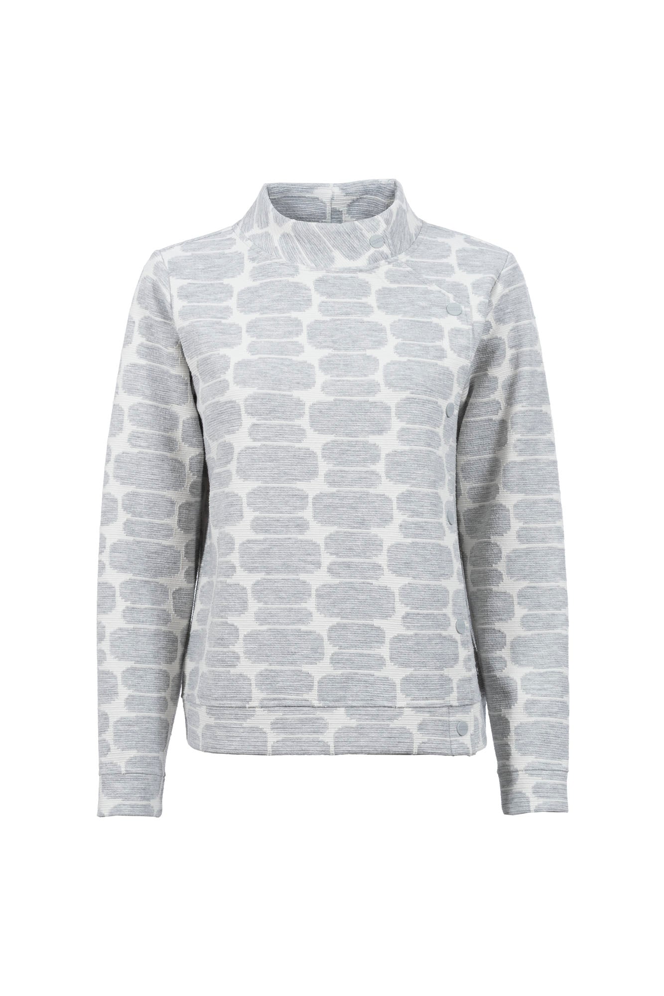 Sweatshirt - Knopfdetails