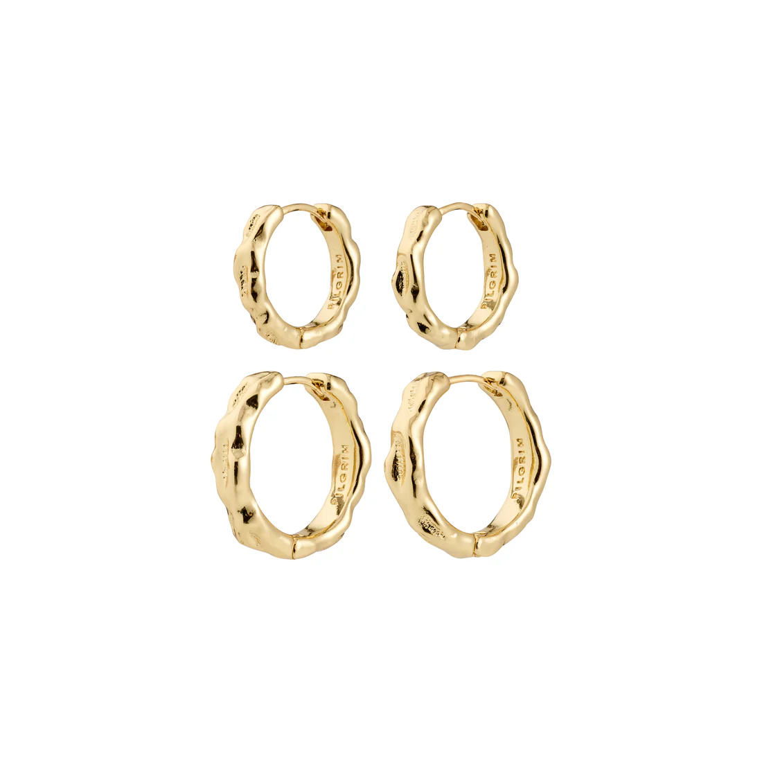 Ohrringe -DARBY- 2in1 Set vergoldet