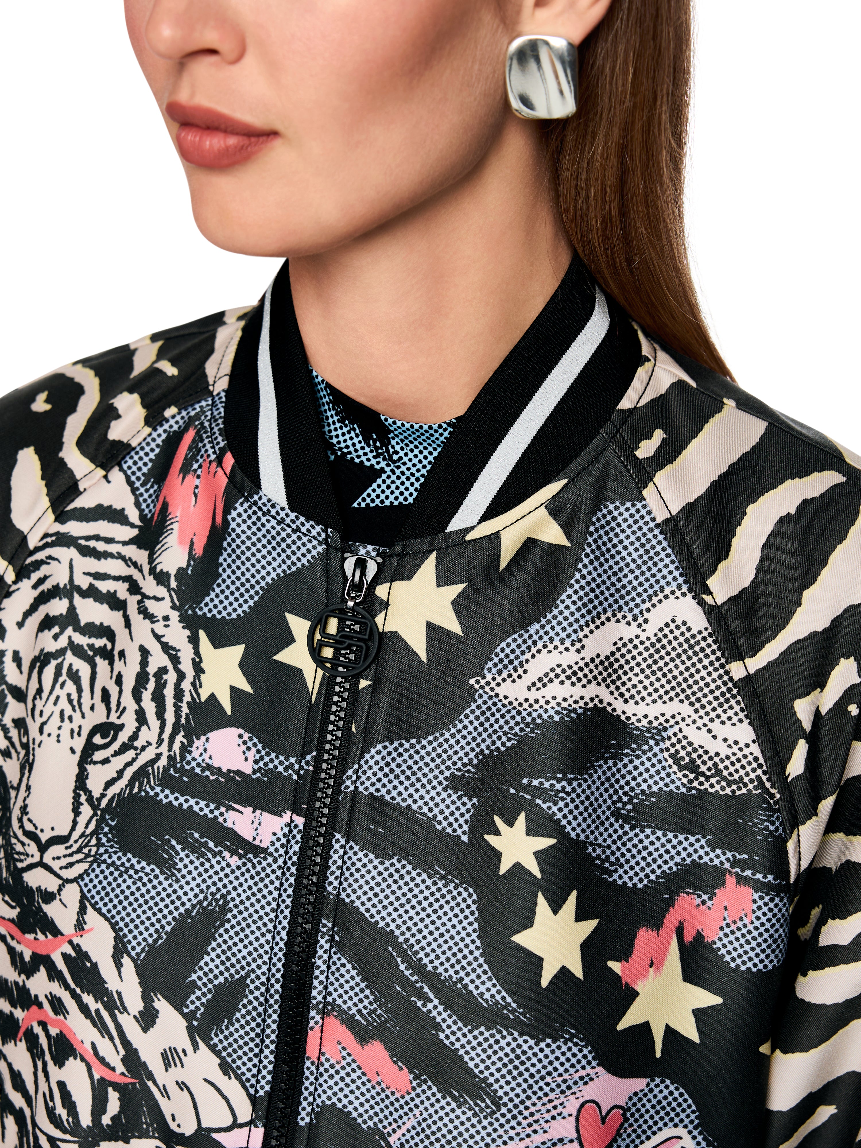 Blousonjacke - Comic Print