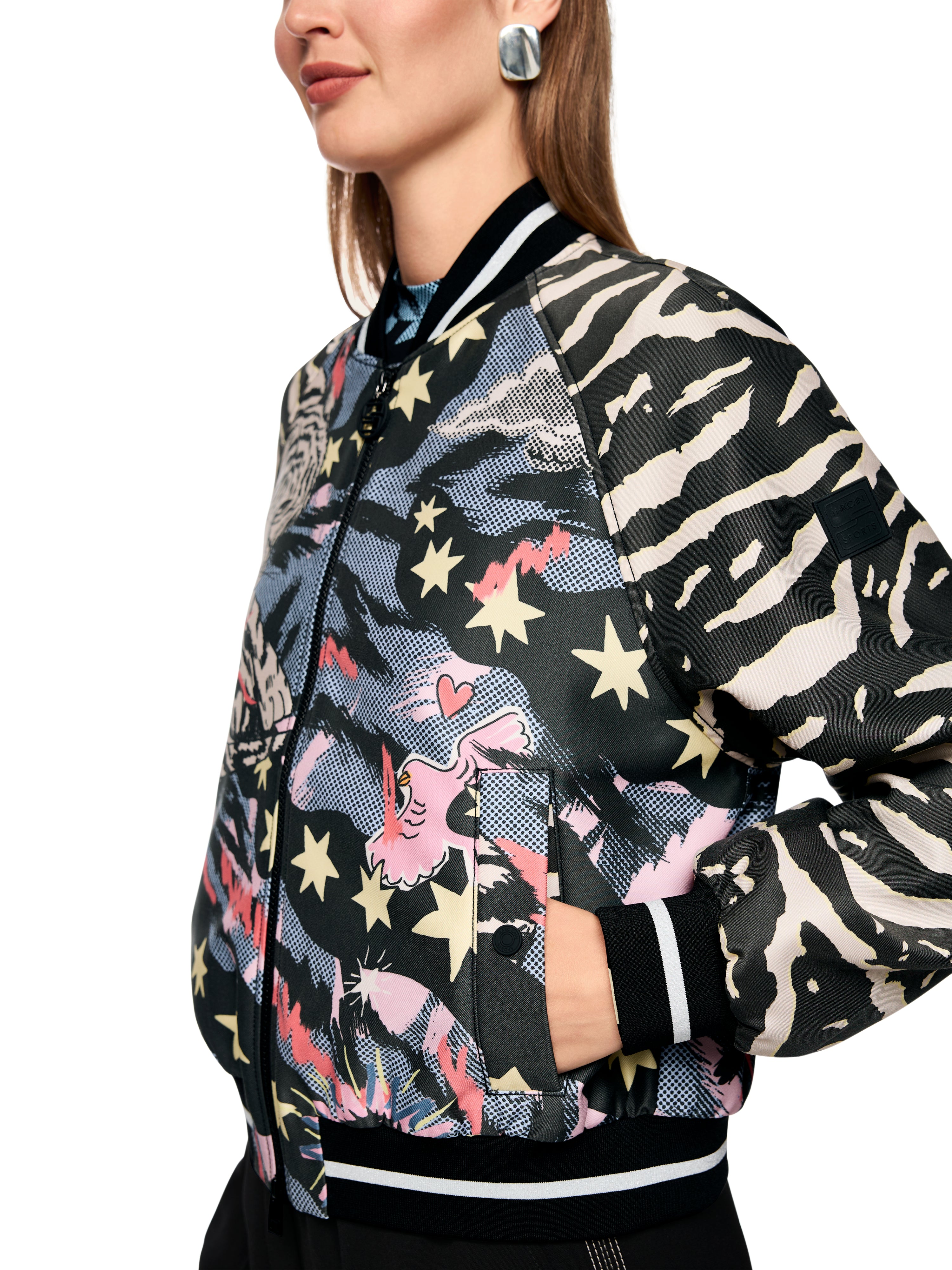 Blousonjacke - Comic Print