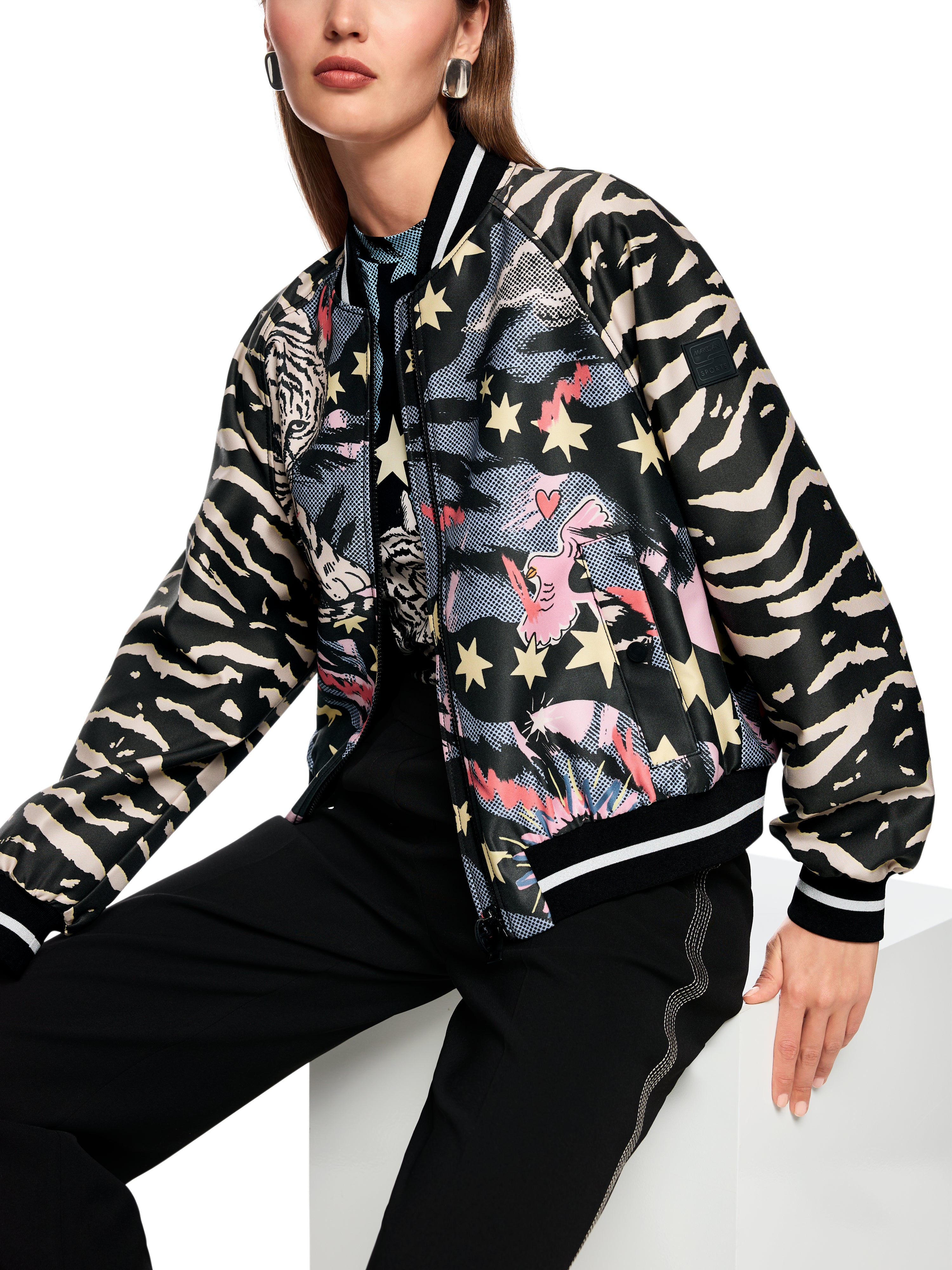 Blousonjacke - Comic Print