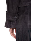 Echtlederjacke - Gürtel