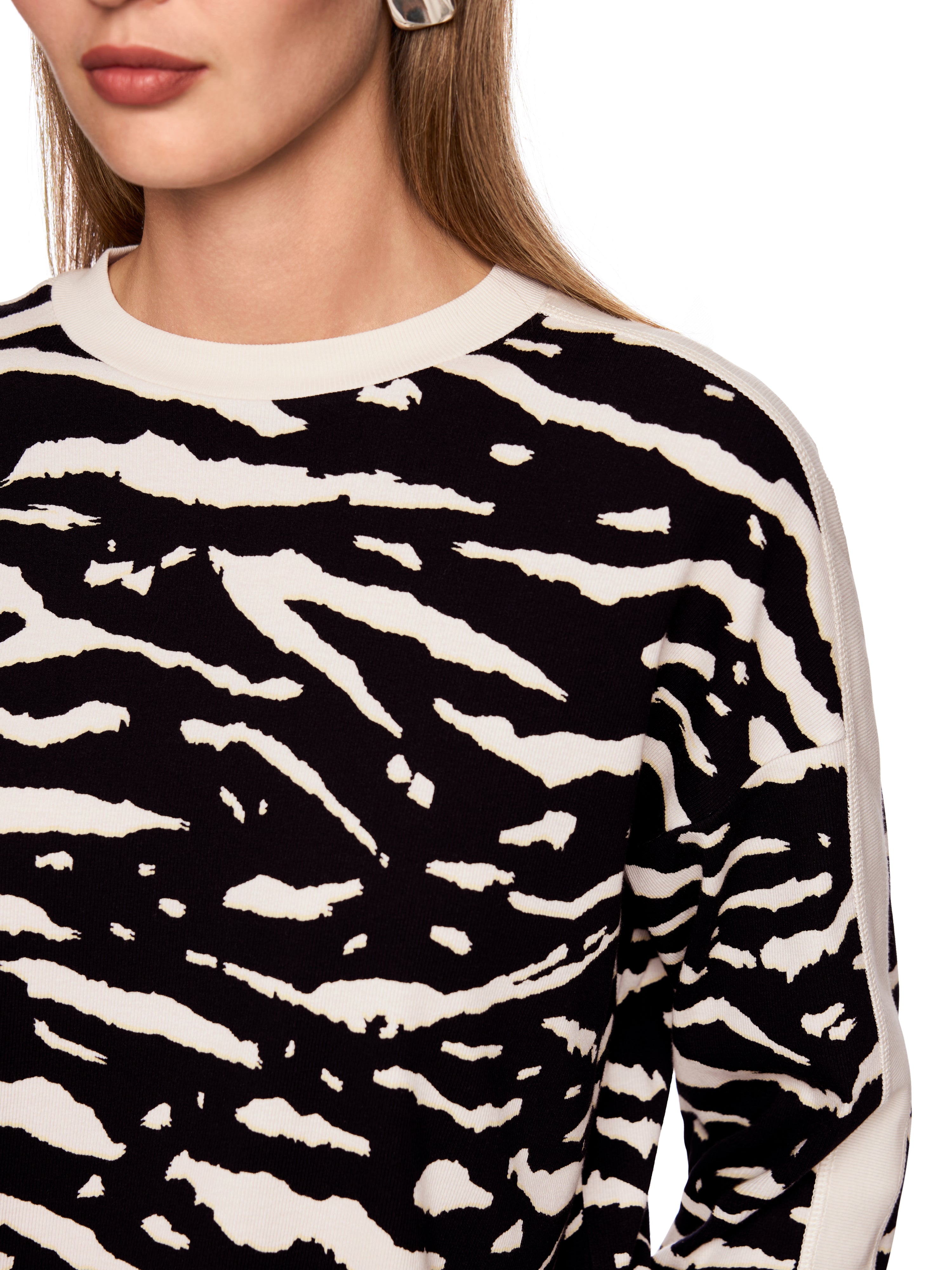 Langarmshirt - Animal Print