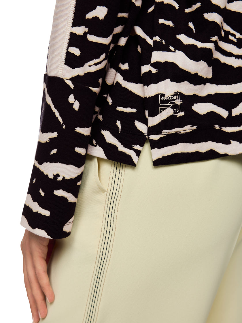 Langarmshirt - Animal Print