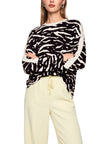 Langarmshirt - Animal Print