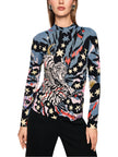Langarmshirt - Comic Print