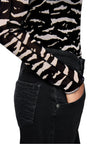 Mesh-Shirt - Animal Print