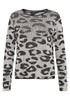 Feinstrickpullover - Animalprint