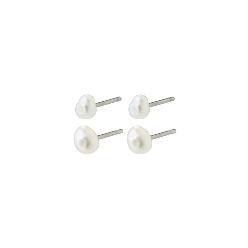 Perlen-Ohrringe -JOHANNE- 2in1 Set