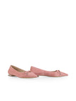 Velours-Ballerina - Schleife