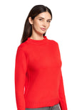 Strickpullover - Stehkragen