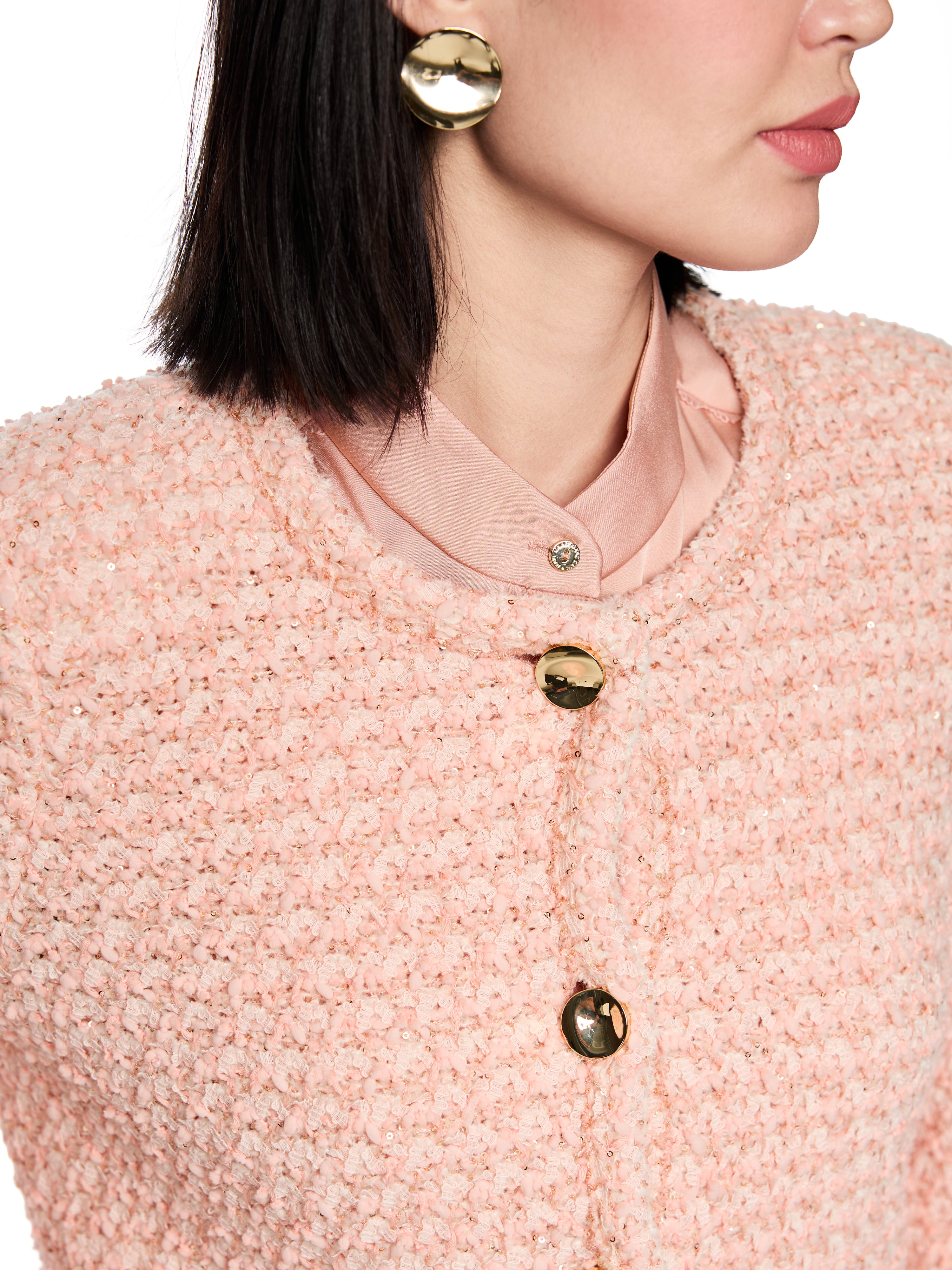 Cardigan - Paillettengarn