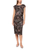 Cocktailkleid - Blumenprint