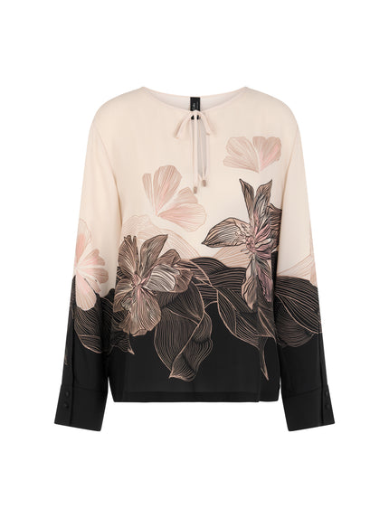 Bluse - Blumenprint