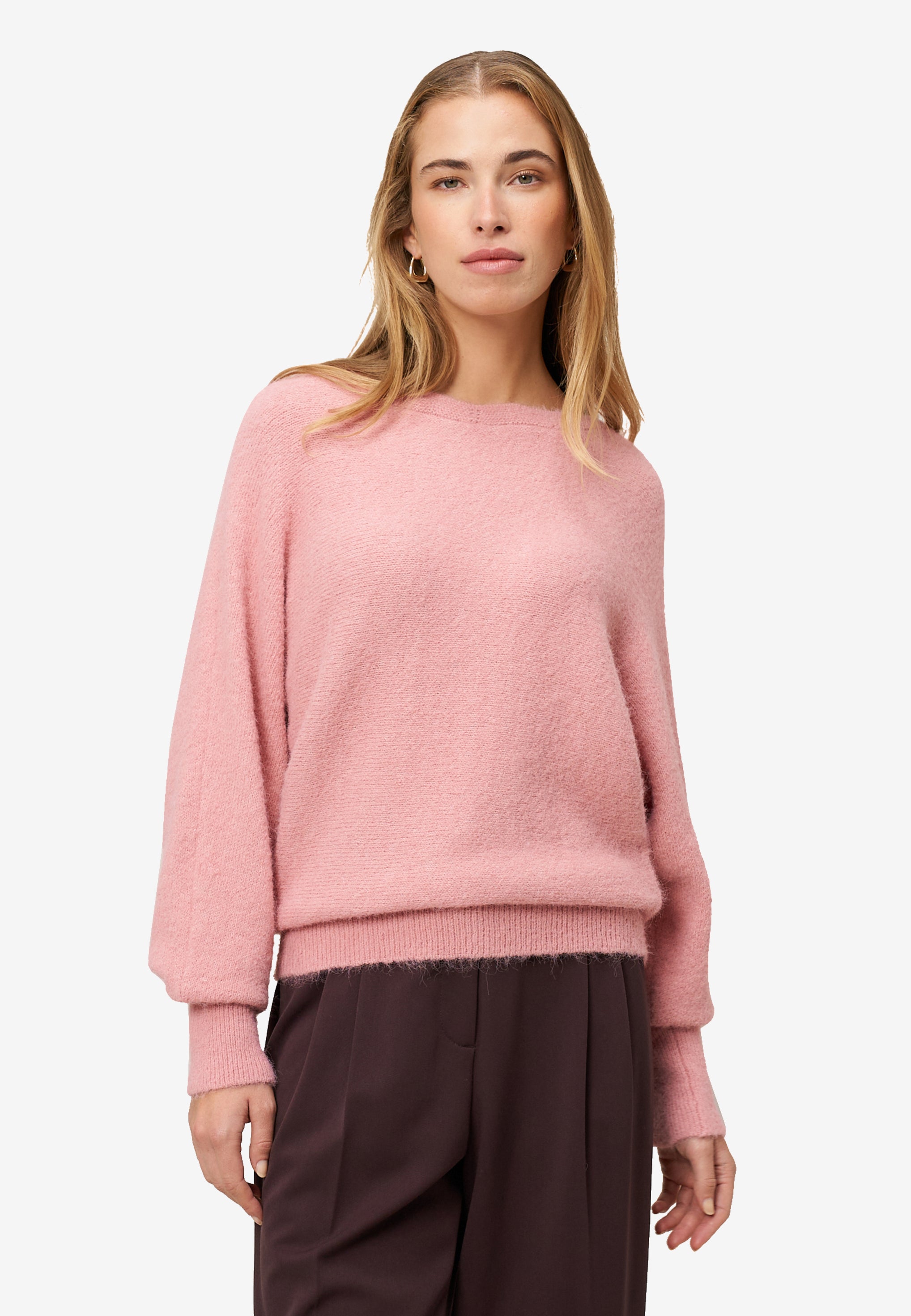 Strickpullover - Boatneck Ausschnitt