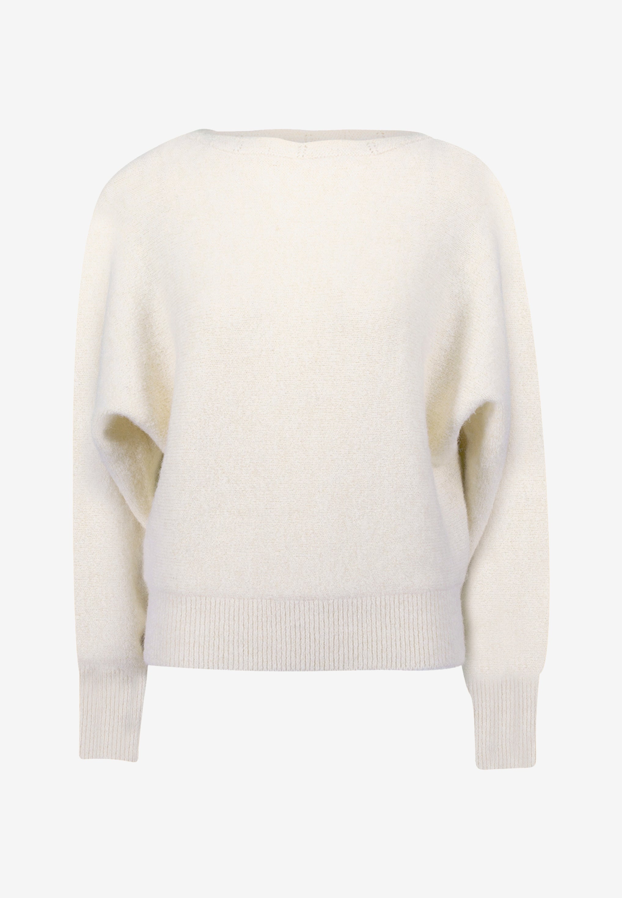 Strickpullover - Boatneck Ausschnitt