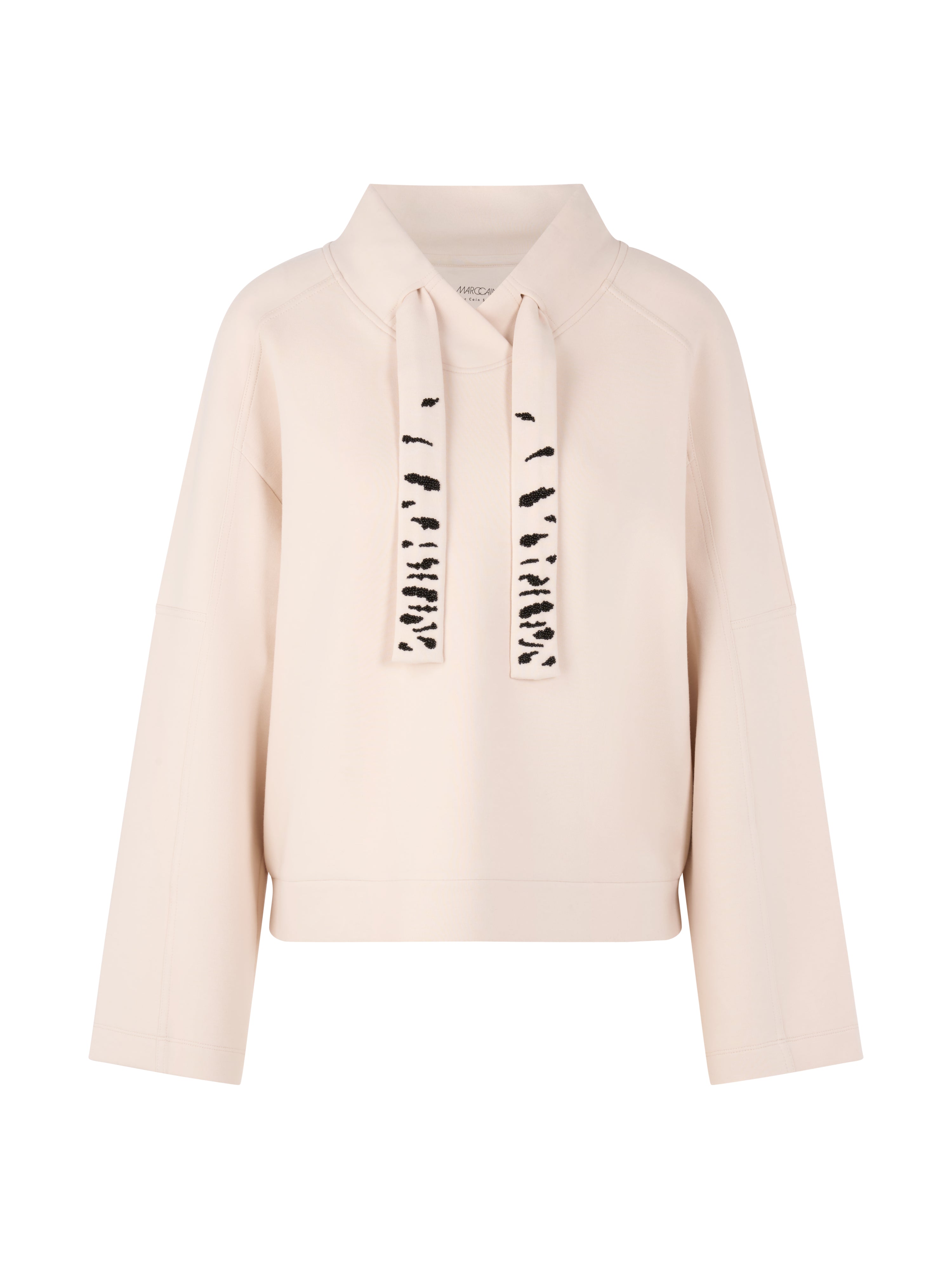 Sweatshirt - Perlenapplikation