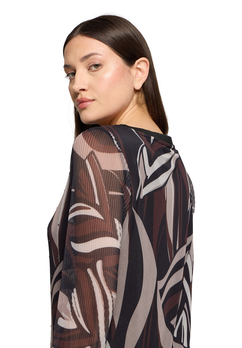 Langarmkshirt - Mesh