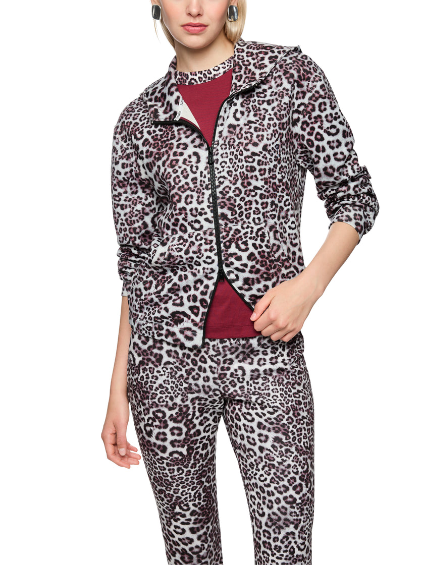 Sweatjacke -  Leo Print