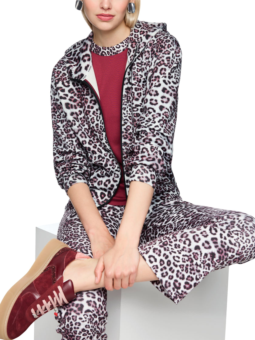 Sweatjacke -  Leo Print