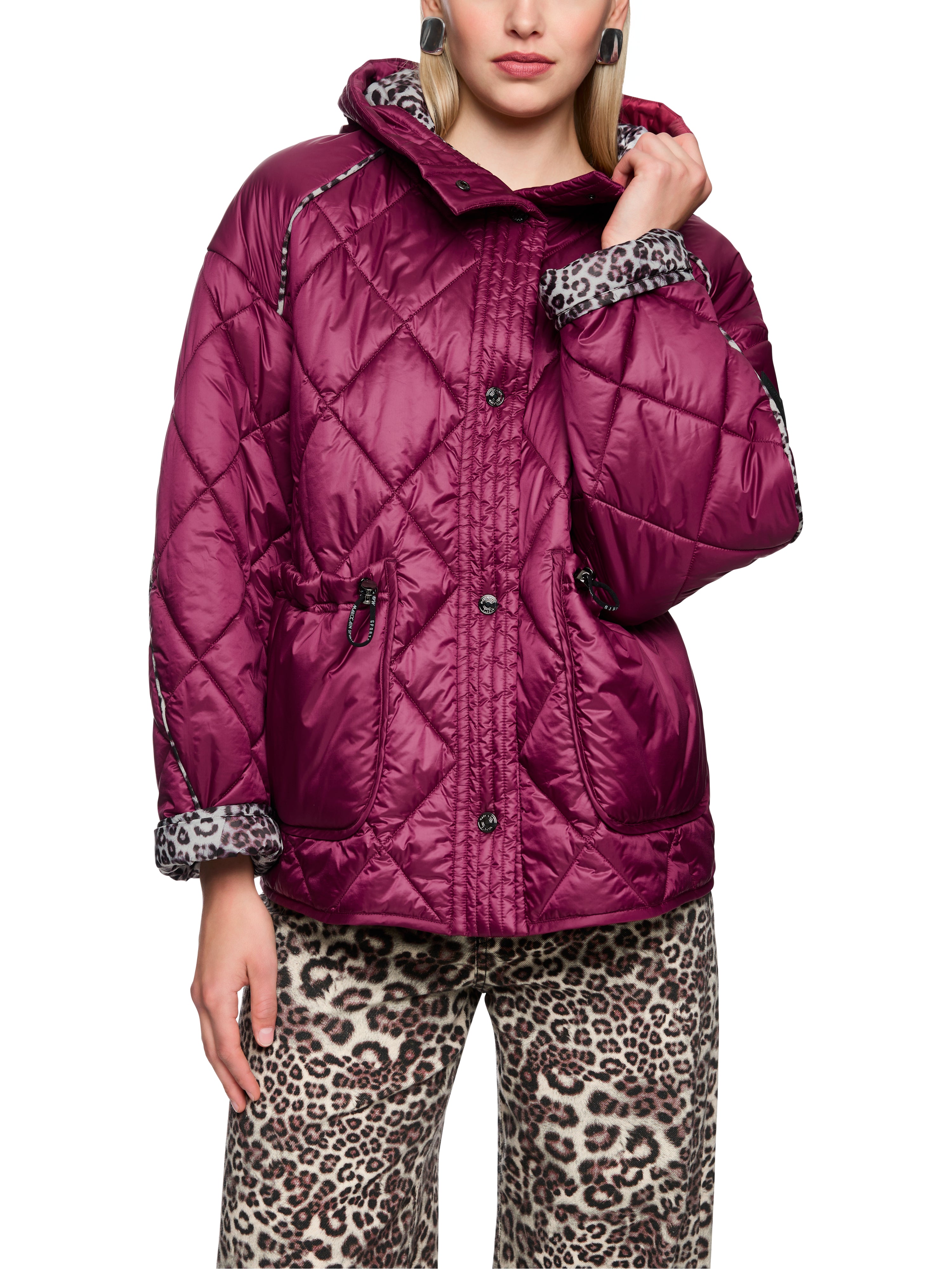 Steppjacke - Kapuze