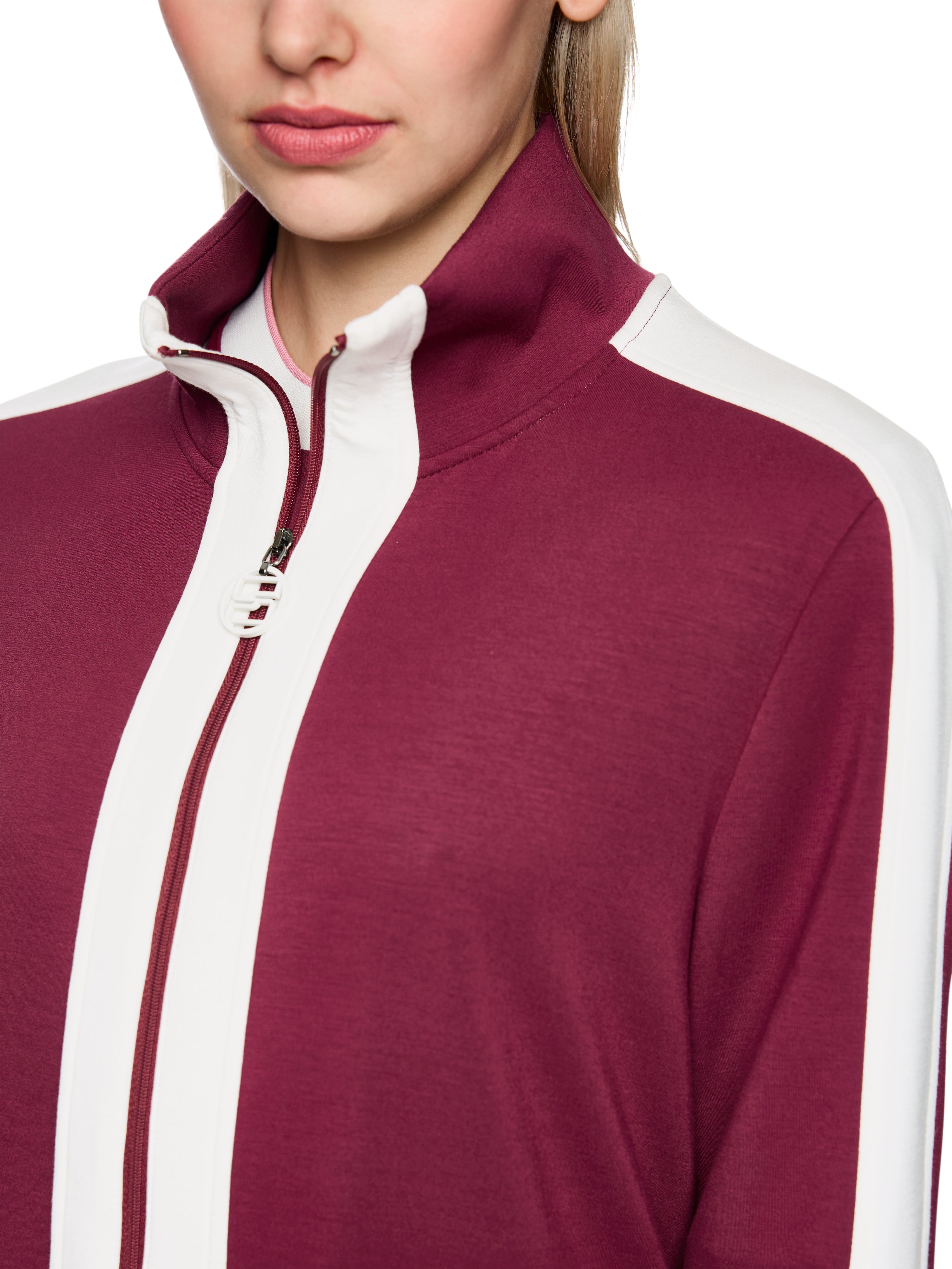 Sweatjacke - Stehkragen