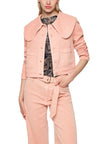 Jeansjacke - Oversize-Kragen