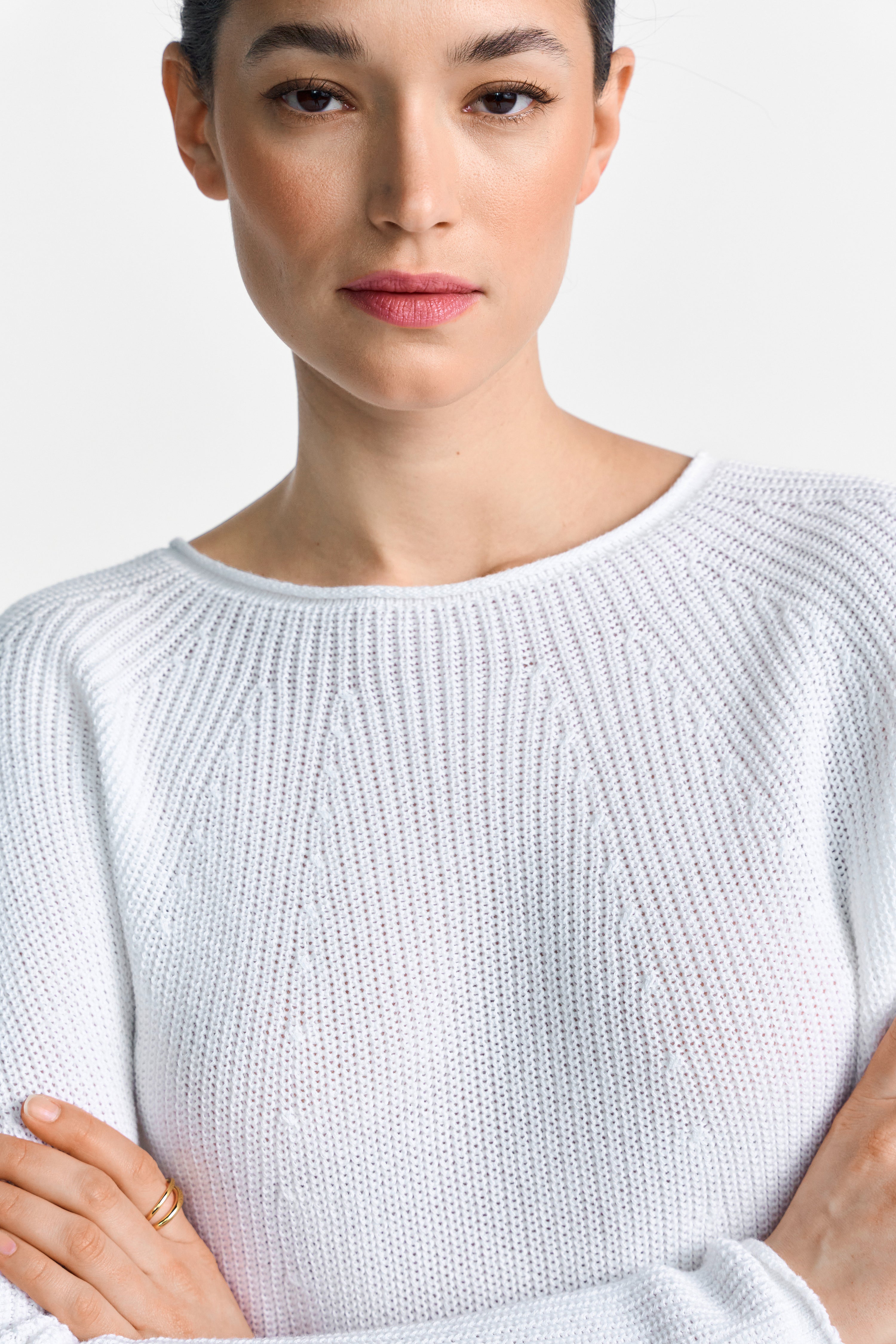 Feinstrickpullover - Rundhals