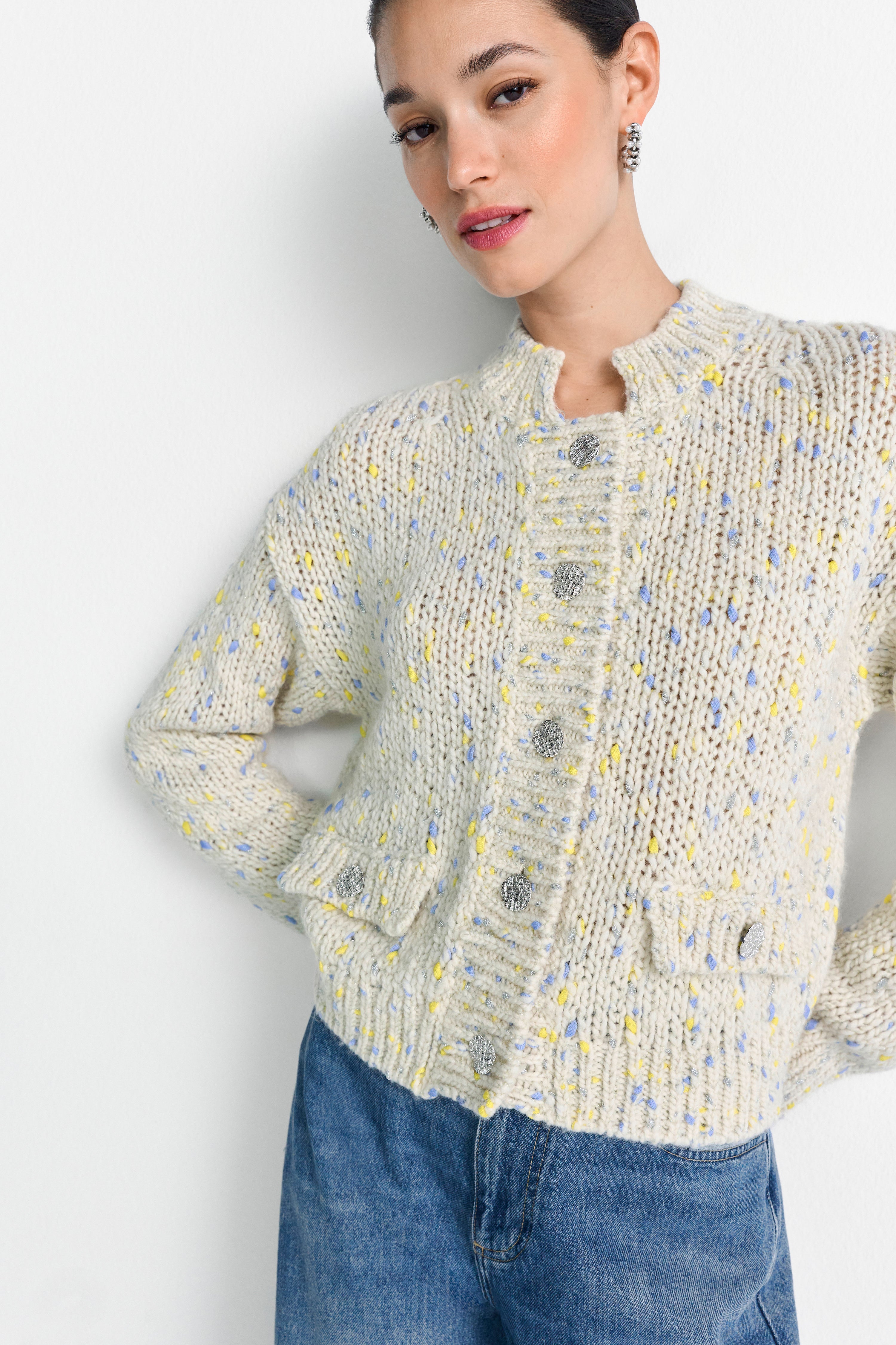 Cardigan - Grobstrick