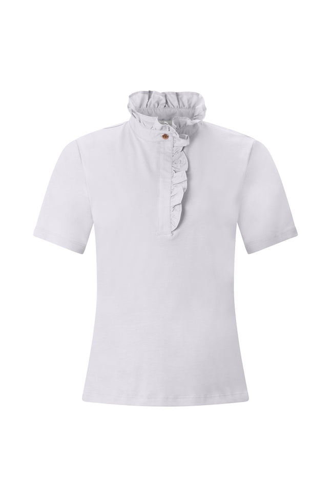Shirt - Rüschenkragen