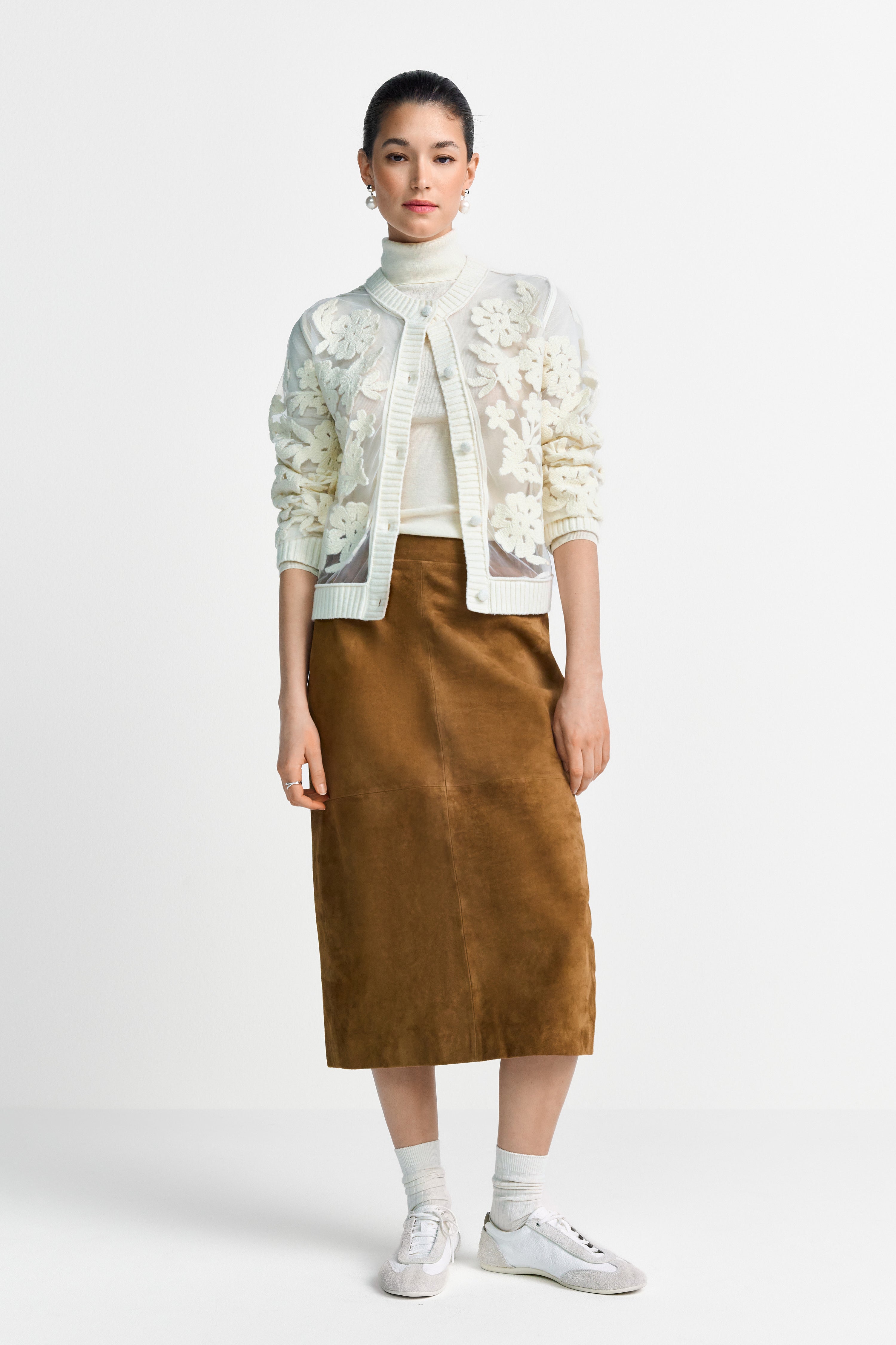 Strickjacke - Mesh