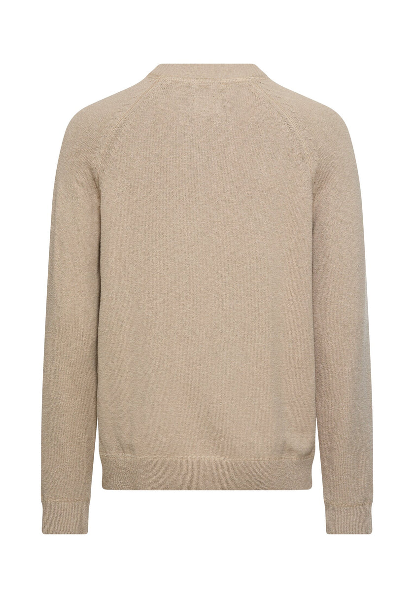 Strickpullover - Rundhalsausschnitt