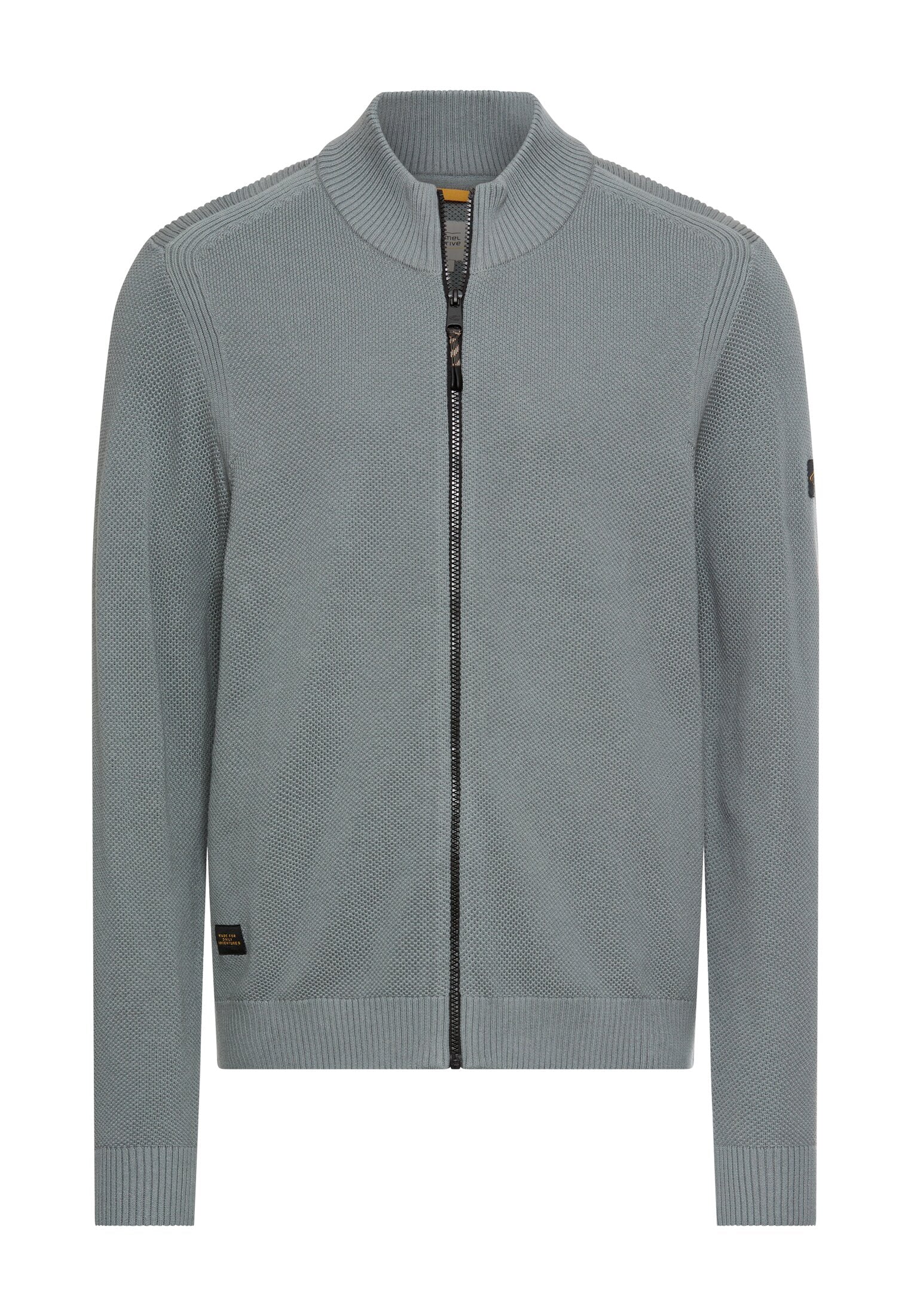Strickjacke - Stehkragen