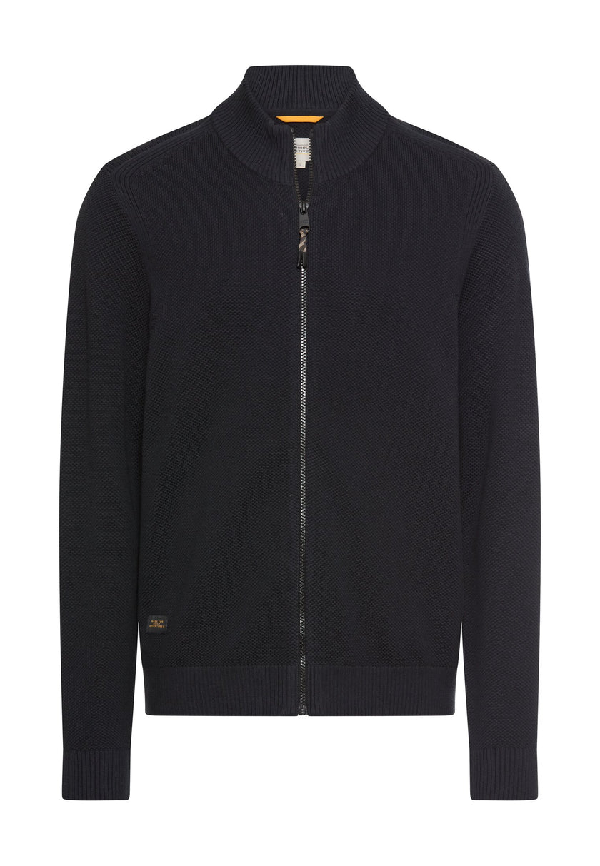 Strickjacke - Stehkragen