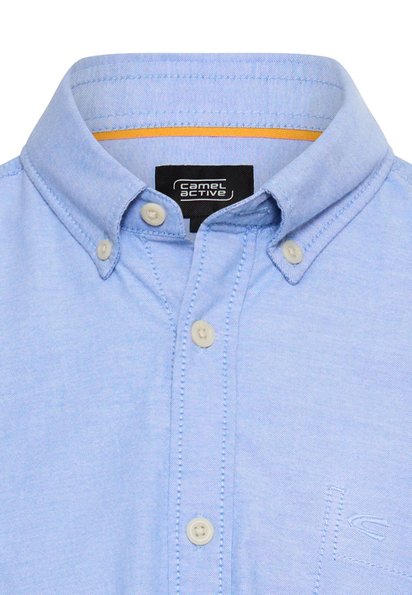 Langarmhemd - Button Down Kragen