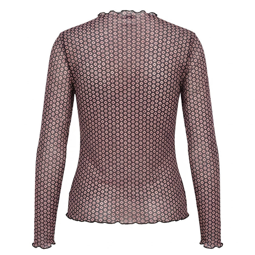 Langarmshirt - Mesh
